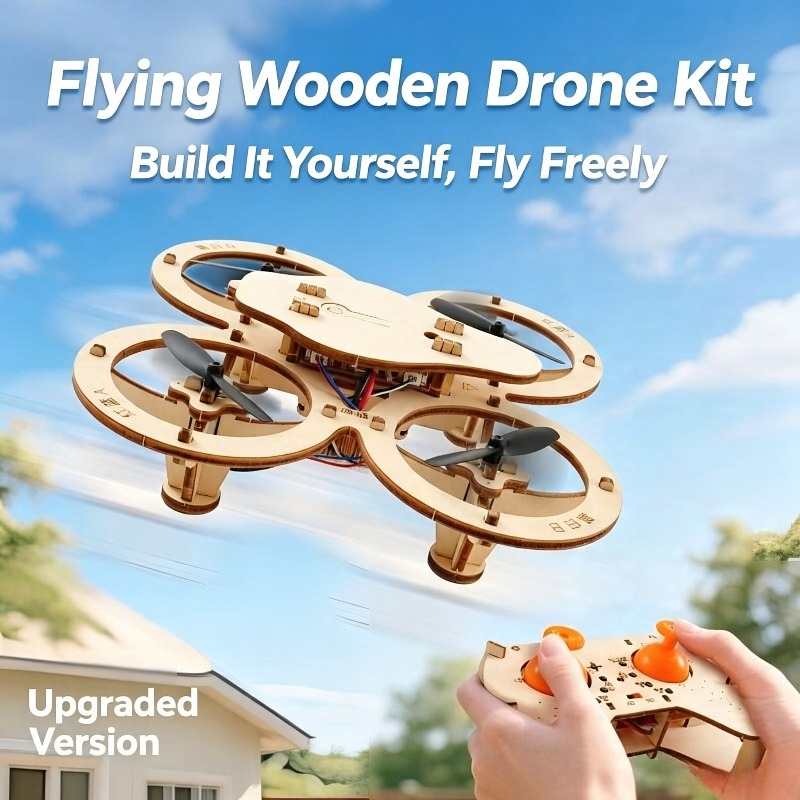 Diy From Old Electronics - Houten Rc Quadcopters DIY Kit Elektronica