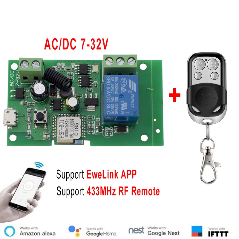 Relay Module 5V - Ewelink AC/DC 5 V 7 V-32