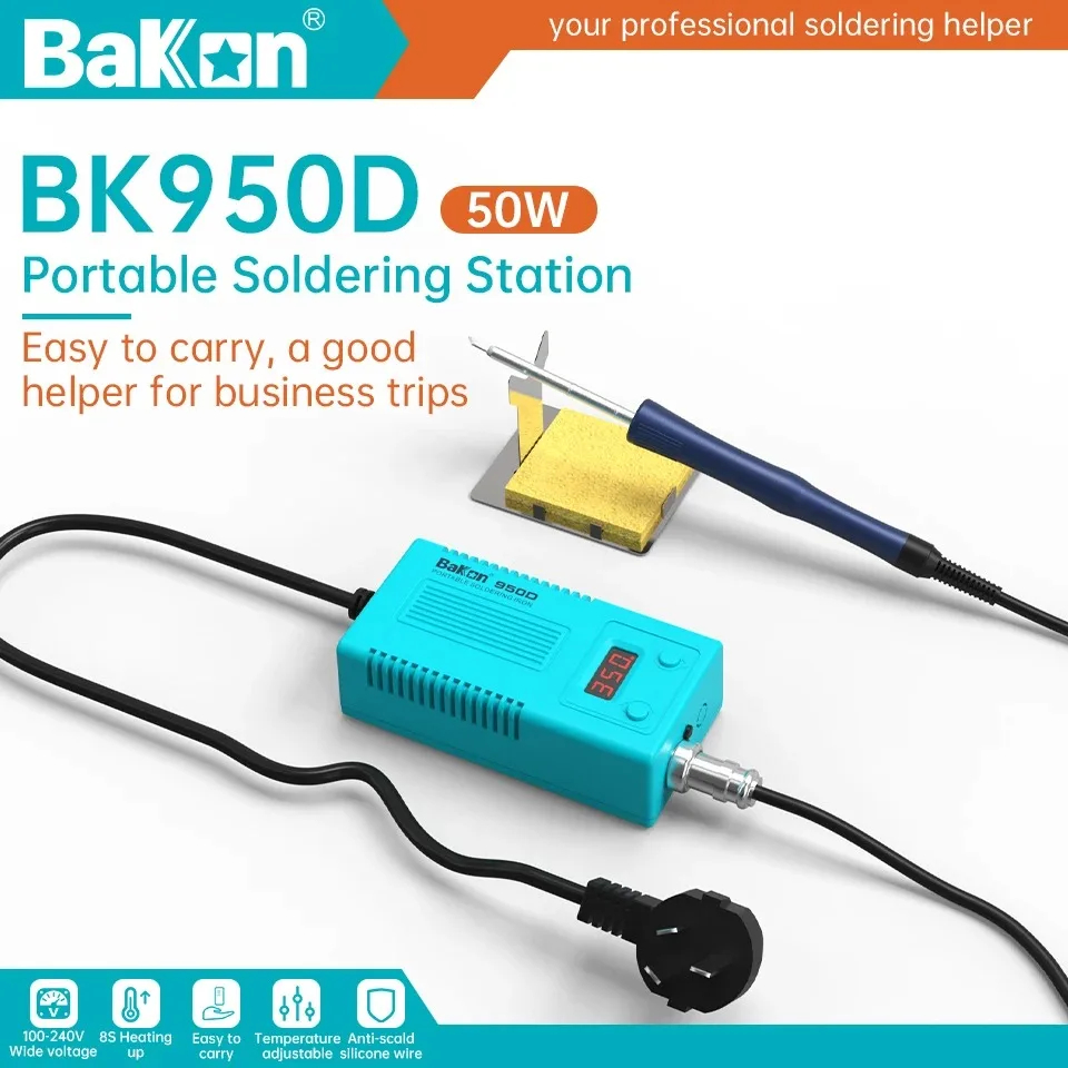 Diy Electronics Set - Bakon BK950D Soldeerstation T12 Temperatuurregeling Digitaal