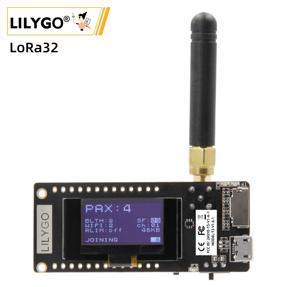 Oled Display Module - LILYGO ® TTGO LoRa32 V2.1_1.6 Versie