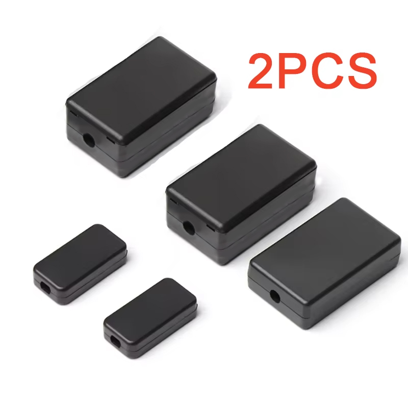 Diy Electronics Storage - 2 STKS Plastic Waterdichte Black Box