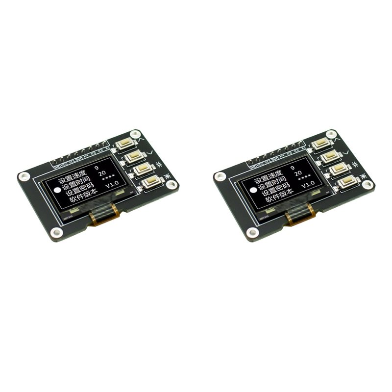 Oled Display Module - Nieuw-2 Stuks 0,96-inch OLED-scherm Wit 12864