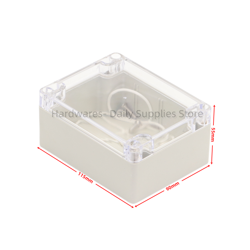 Diy Electronics Storage - 1 Stuk 115X90X55Mm Waterdicht Plastic Behuizing