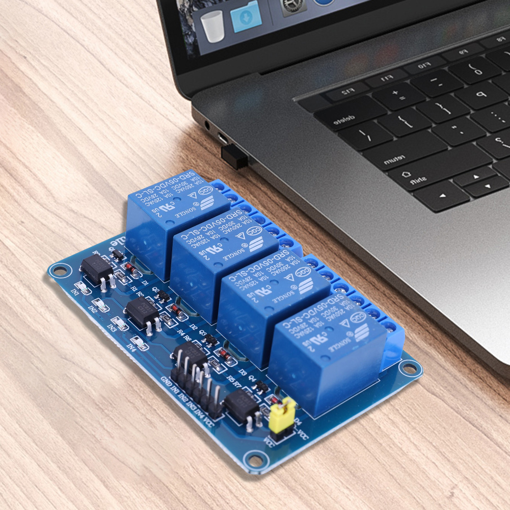 5V 12V 4 Kanaals Relaisbord me - Relay Module 5V recensie en prijs