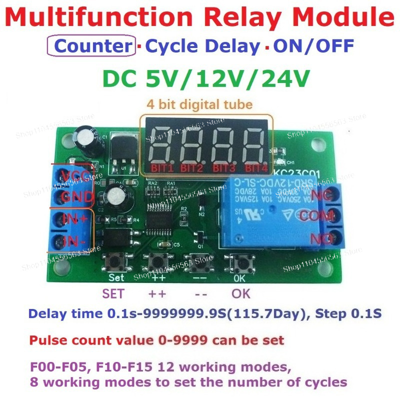 Multifunctionele pulsteller sc - Relay Module 5V recensie en prijs
