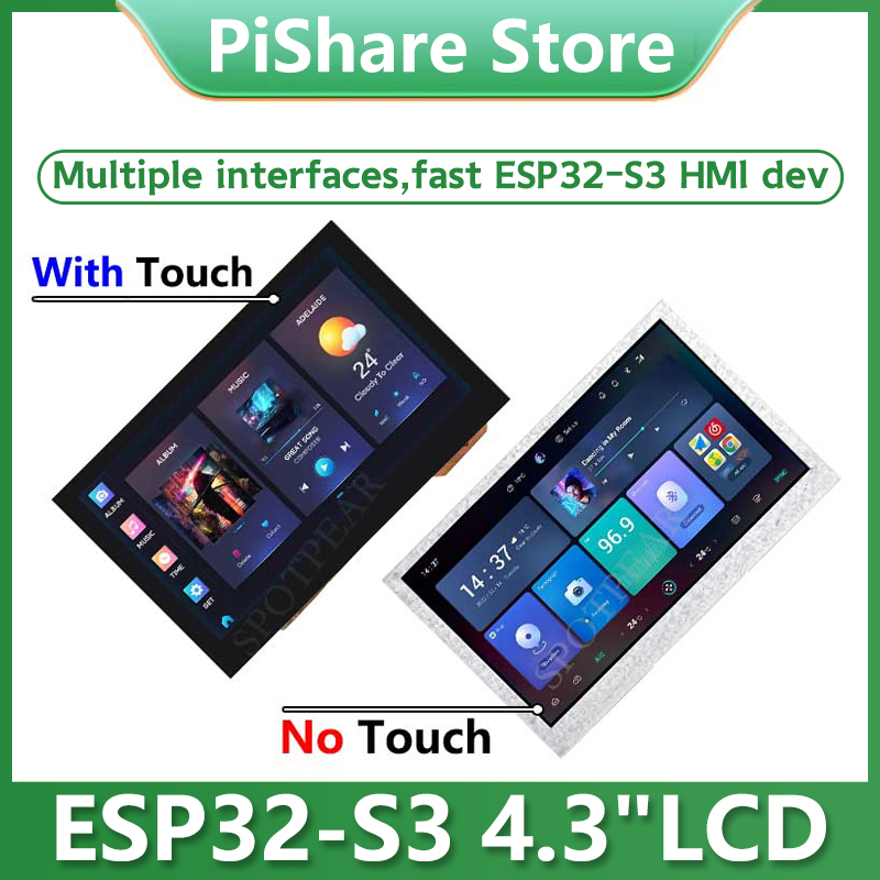 Esp32 S3 4.3Inch Lcd 800X480 C - I2C Lcd Display recensie en prijs