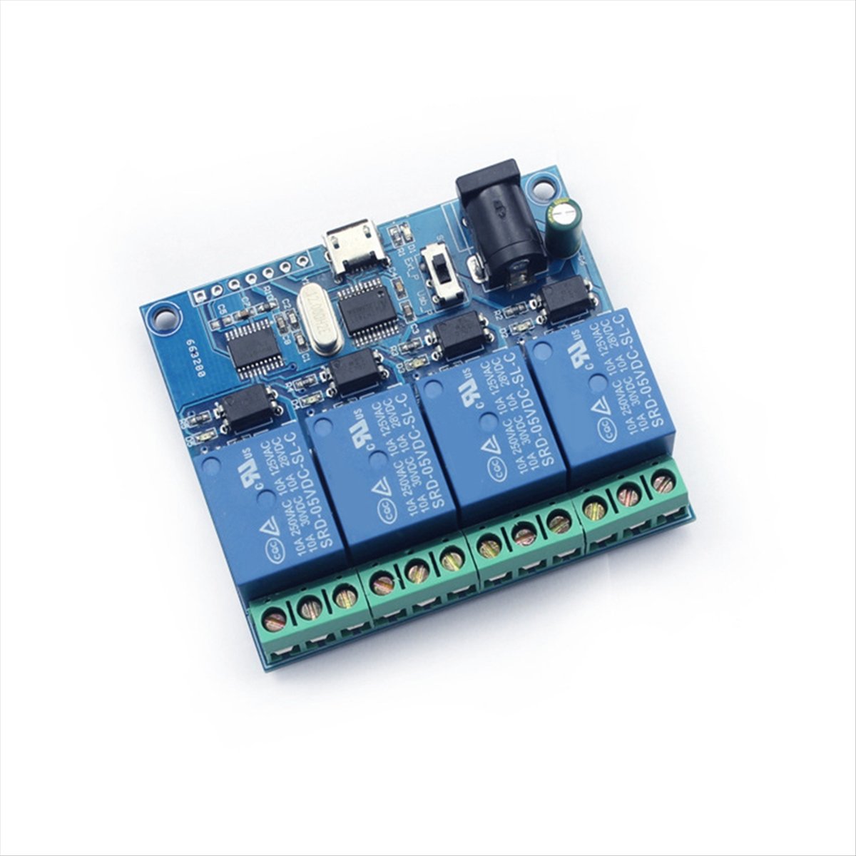 AT42 4-kanaals USB-relaismodul - Relay Module 5V recensie en prijs