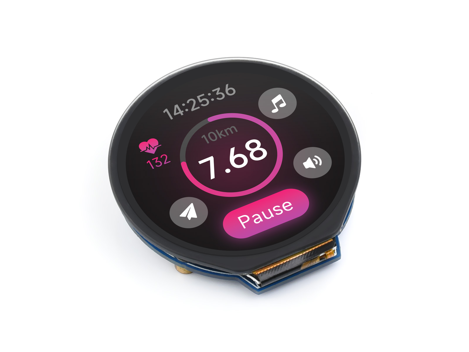 Waveshare 1,28 inch ronde LCD- - I2C Lcd Display recensie en prijs
