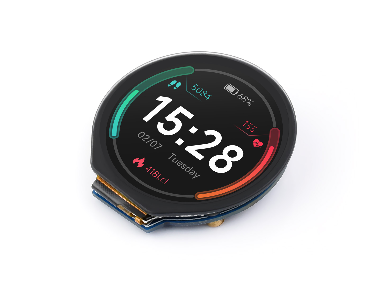 Waveshare 1,28 inch ronde LCD- - I2C Lcd Display recensie en prijs