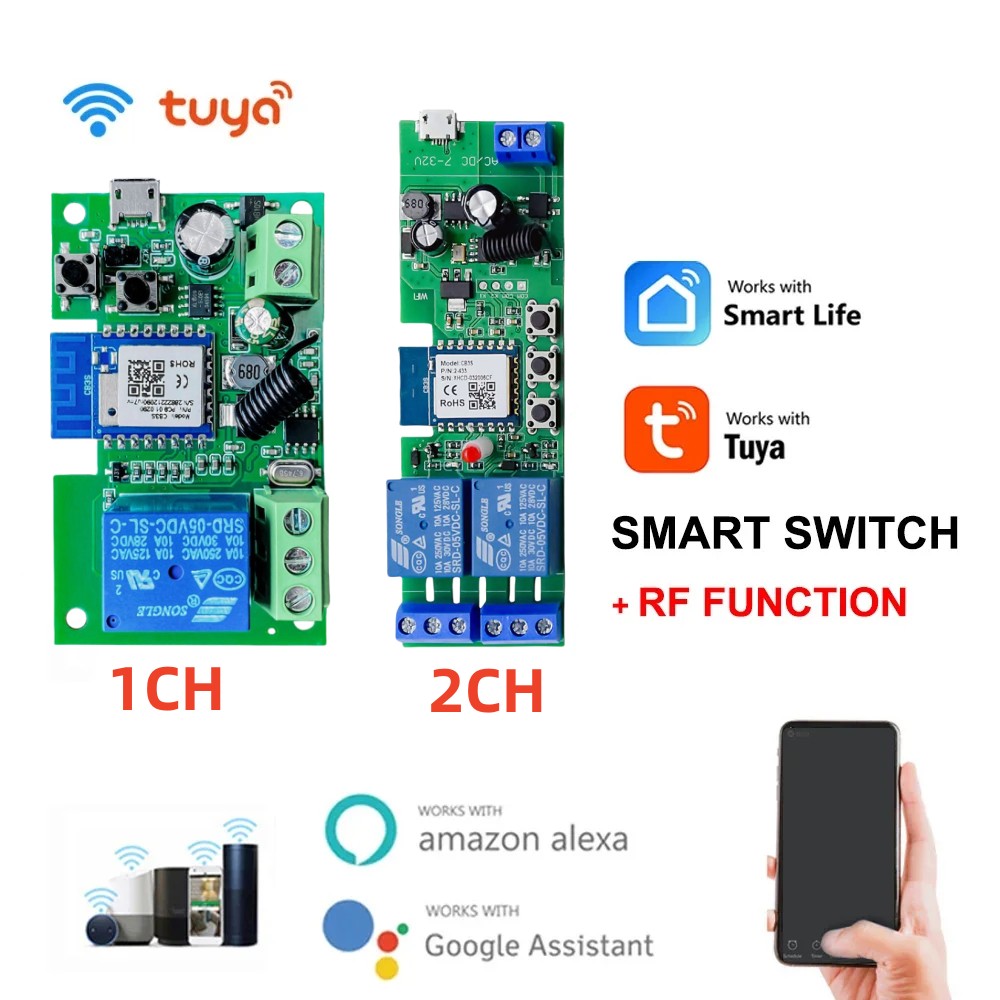 Alexa Smart Switch Tuya Smart  - Relay Module 5V recensie en prijs