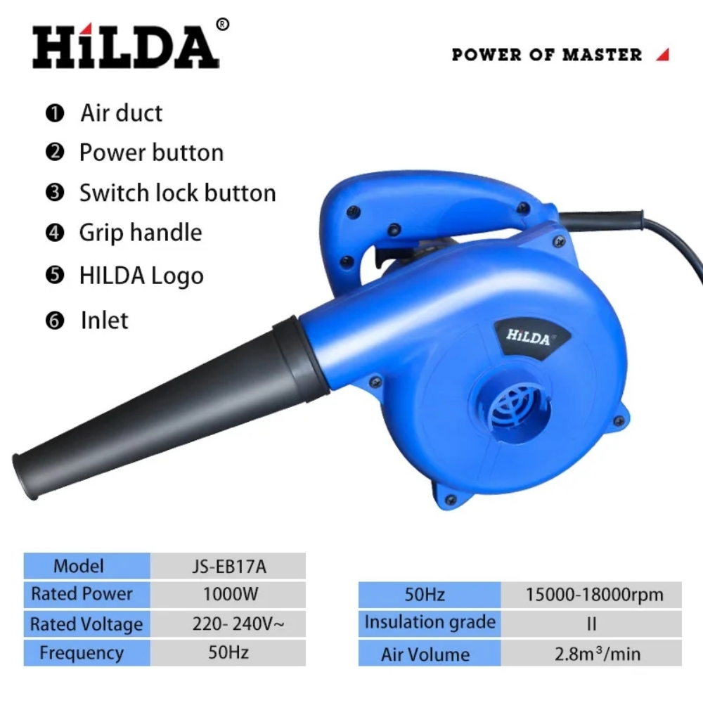 HILDA 1000W elektrische luchts - Diy Electronics Cleaner recensie en prijs