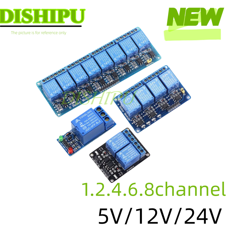 DC 5V 12V 24V 1 2 4 6 8 Kanaal - Relay Module 5V recensie en prijs