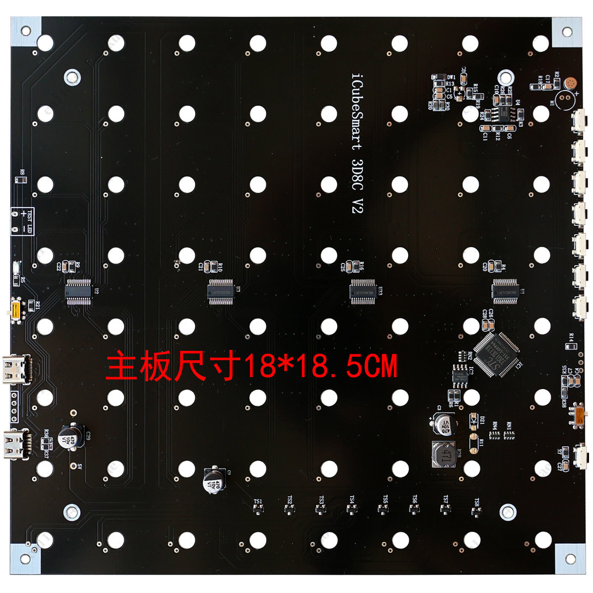 8X8X8 kleuren LED 3D-lichtkubu - Diy Electronics Set recensie en prijs
